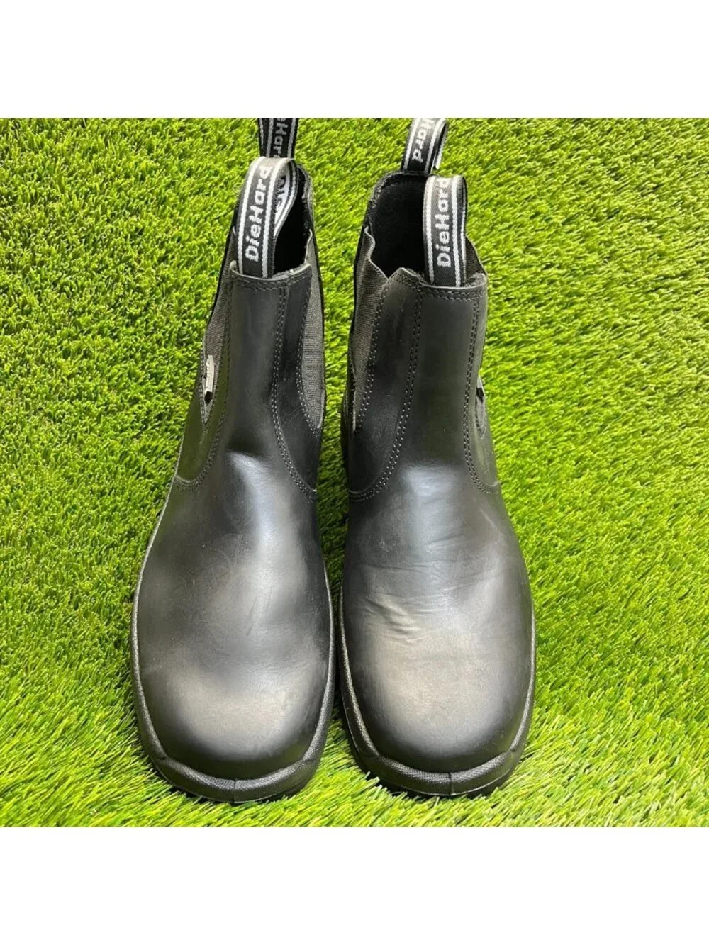 DieHard Polara Mens Size 11 Black Leather Composite Toe Safety Work Ankle Boots